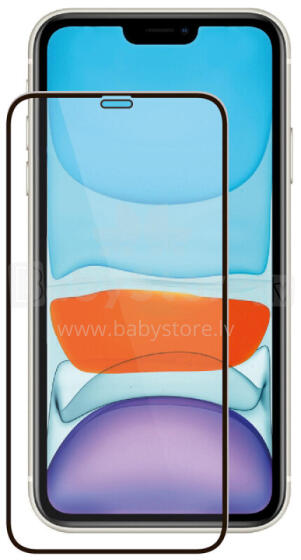 Fusion 5D glass aizsargstikls pilnam ekrānam Apple iPhone 13 Mini melns