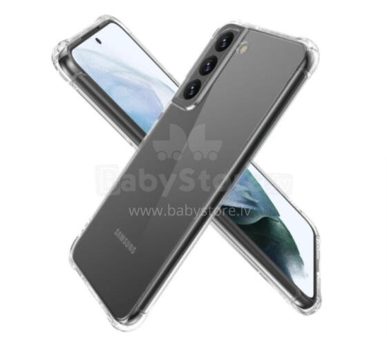 Fusion Anti Shock 1.5 mm silikona aizsargapvalks Samsung S918 Galaxy S23 Ultra caurspīdīgs