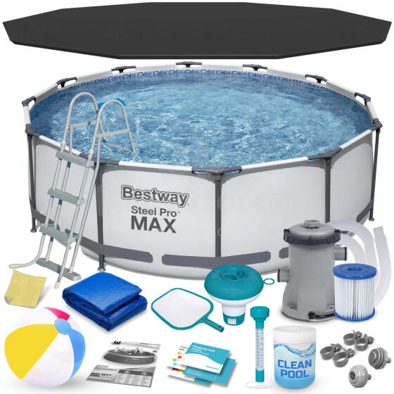 Bestway 56418 366 x 100 см Каркасный бассейн 17 в 1