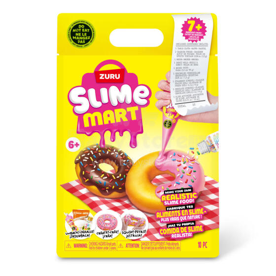 SLIME MART комплект для изготовления слайма Shopping Bag Donut