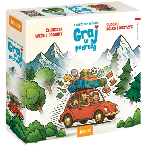 GRA GRAJ W PODRÓŻY - 4 GRY
