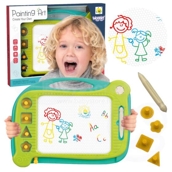 WOOPIE Magnetic Drawing Board Colorful 3PCS