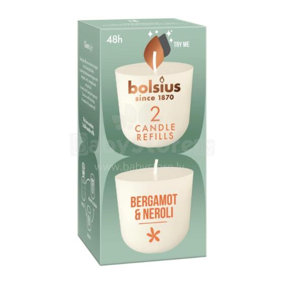 Clean Light candles refill 2 pcs bergamot &amp;amp; neroli