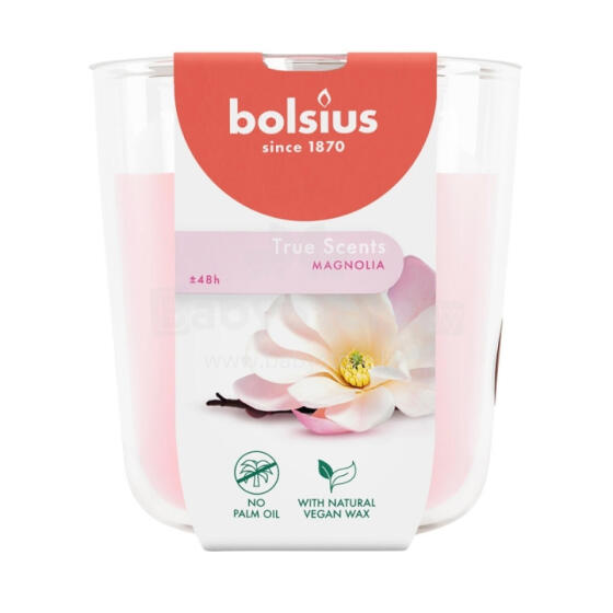 Candle scented glass True Scents &Oslash;97x85mm magnolia
