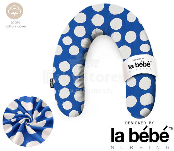 La Bebe™ Rich Maternity Pillow Art.80579822 Nordic Stones. Подковка для сна, кормления малыша 30x104 cm