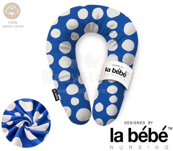 La Bebe™ Snug Maternity Pillow Art. 80579822 Nordic Stones. Подкова для сна / кормления малыша, 20x70 см