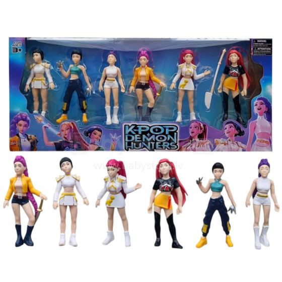 ZESTAW FIGUREK K-POP DEMON HUNTERS 6 SZT