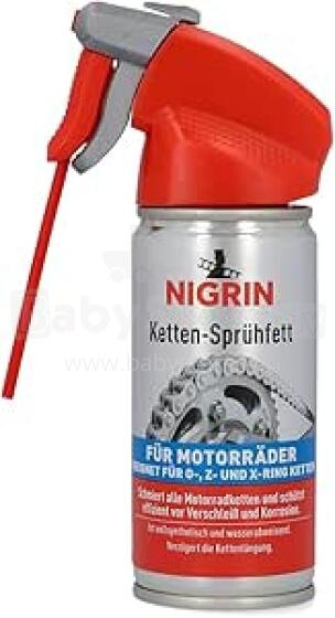 NIGRIN baltos spalvos grandinės purškiamasis tepalas 100 ml