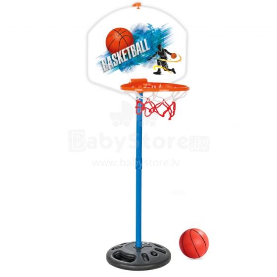 WOOPIE Klasiskais basketbola komplekts 117 cm + bumba