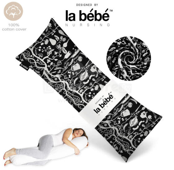 La Bebe™ Easy Maternity Pillow Art.20608144 Nordic Night.Многофункциональная подушка для сна с наполнителем из синтепона (синтепух,особенно мягкий и тихий) 135 x 40 cm