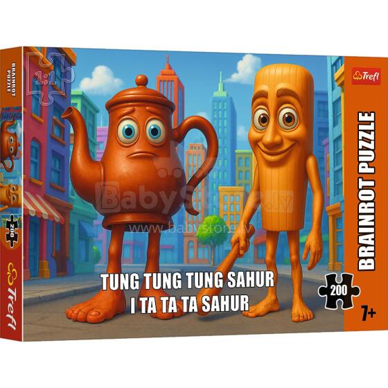 TREFL BRAINROT puzzle Tung Tung Sahur, 200 pcs