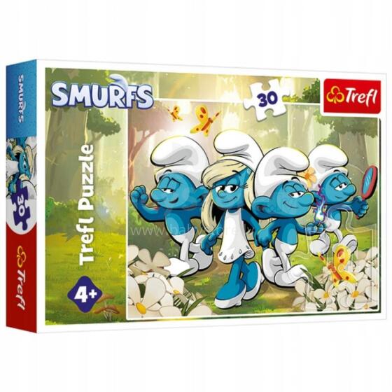 TREFL 18317 Pužles 30 Smurfu piedzīvojumi