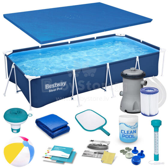 Bestway 56405N 400 x 211 x 81 cm Frame Pool 15 in 1