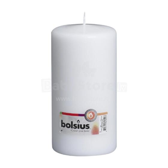 Candle cylinder &Oslash;200x98mm white