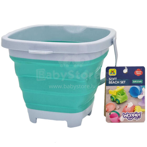 WOOPIE Foldable Square Bucket Blue