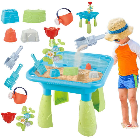 WOOPIE Water Table 2in1 Sandbox 14 pcs