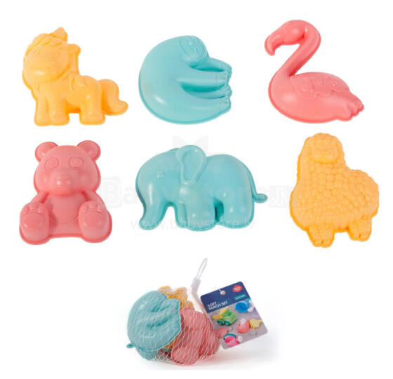 WOOPIE Sand Molds Set 6 pcs