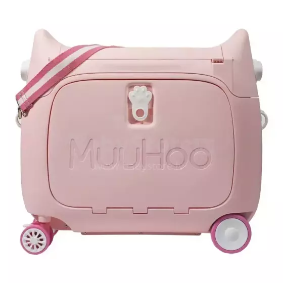 Multifunctional Children Luggage  Suitcase Art.276172 Pink  Čemodāniņš-sēdeklis ar riteņiem 3in1
