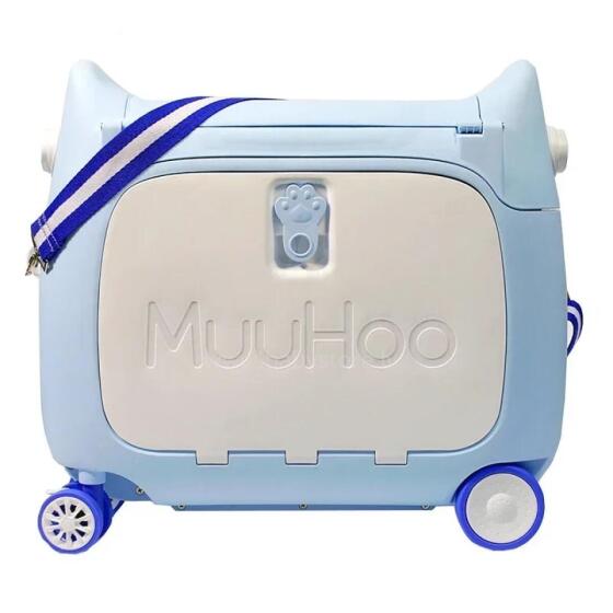 Multifunctional Children Luggage  Suitcase Art.276173 Blue  Čemodāniņš-sēdeklis ar riteņiem 3in1