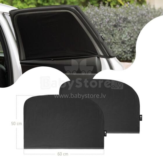 Sipo Sun Shades  Art.276205 Автомобильная солнцезащитные шторки на липучках 50x60 , 2 шт.