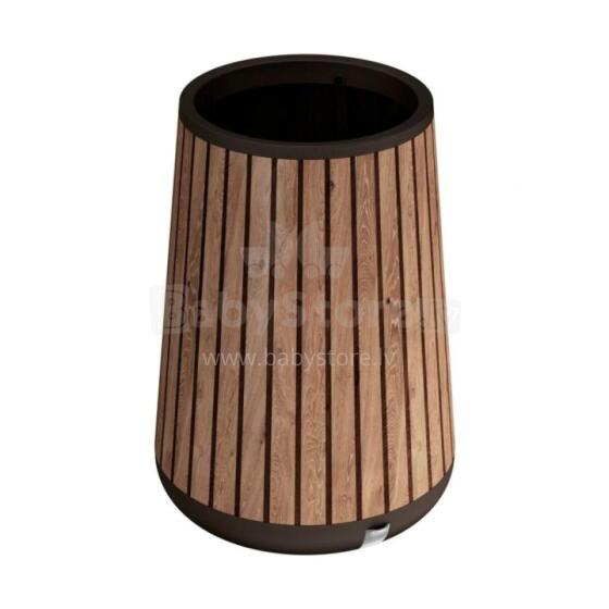 Flowerpot Deco Conic Planter Tall Venetian Brown