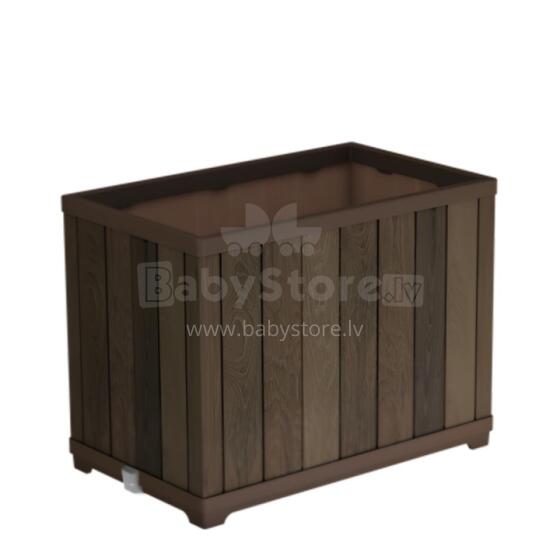 Puķu pods Deco Ractangle Tall Planter Walnut