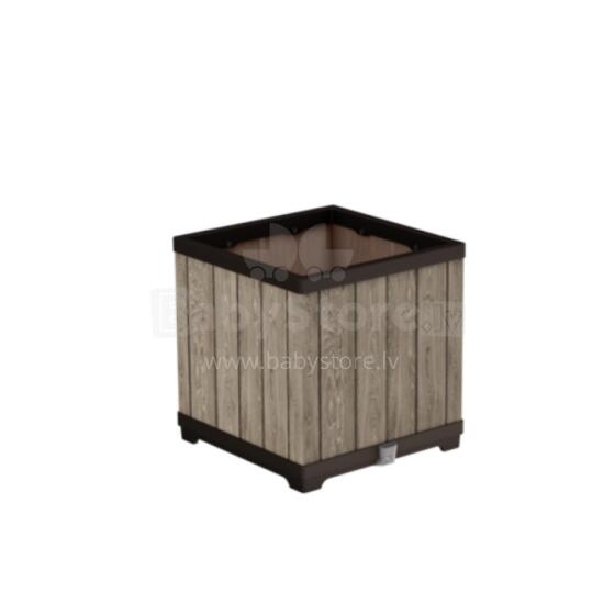 Deco Square Planter Ashwood Flower Pot