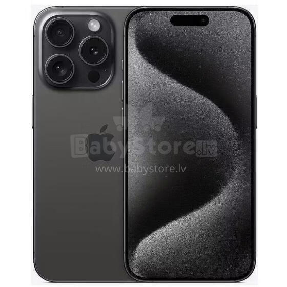 Apple iPhone 15 Pro 256GB Black Titanium  Prece no ekspozīcijas. Garantija 1 gadi