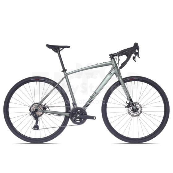 Gravel velosipēds Rock Machine Lukk 40 Gloss Granite Green (Rata izmērs: 28 Rāmja izmērs: XL)