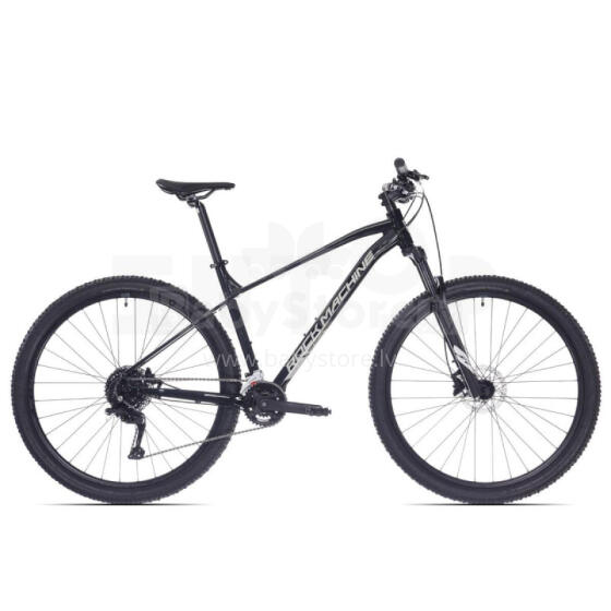 Kalnu velosipēds Rock Machine Manhattan 40-29 Gloss Black (Rata izmērs: 29 Rāmja izmērs: M)