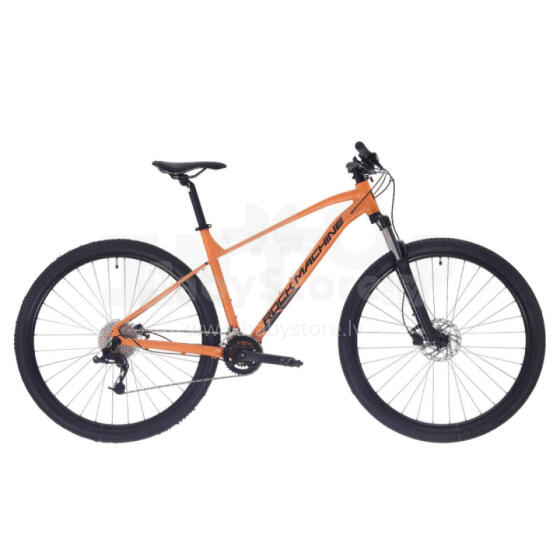 Kalnu velosipēds Rock Machine Manhattan 60 Matte Lava Orange (Rata izmērs: 29 Rāmja izmērs: M)