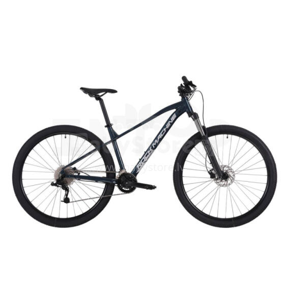 Kalnu velosipēds Rock Machine Manhattan 60 Gloss Deep Night Blue (Rata izmērs: 29 Rāmja izmērs: L)