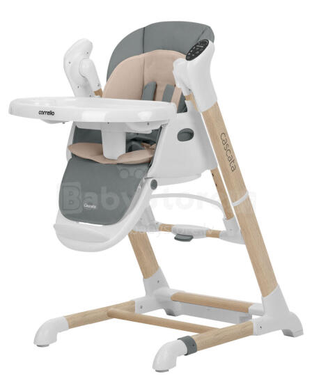 Carrello Cascata Art.276961 Space Grey  Многофункциональный стульчик для кормления 3 в 1
