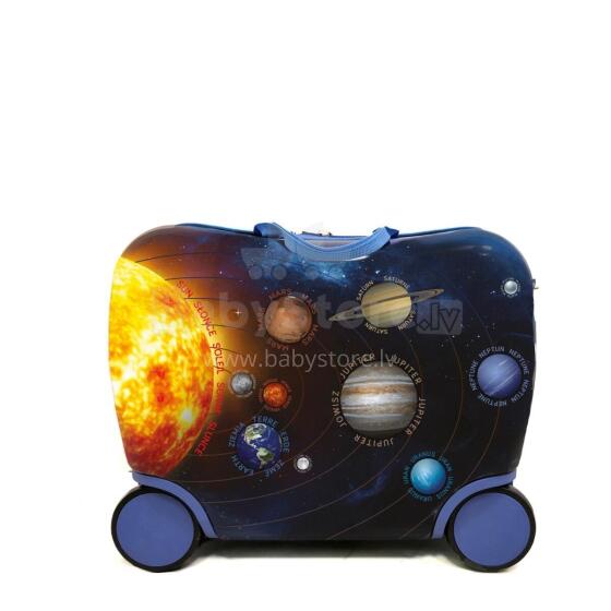 Solar System Suitcase Ride On Art.BC-KOS-002 Čemodāniņš-sēdeklis ar riteņiem 3 vienā
