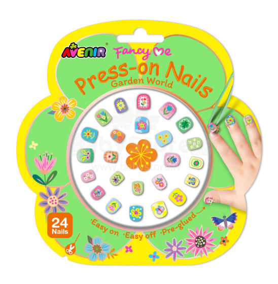 AVENIR Press-on Nails garden World