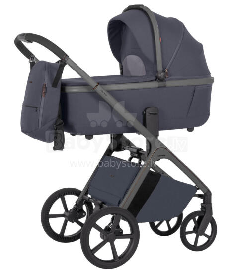 Bērnu rati 2w1 CARRELLO Vector CRL-6550 Plūmju pelēks