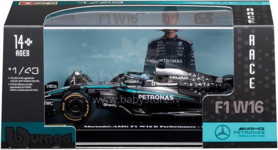Bburago Mercedes-AMG W16 2025#63 Russell Diecast 1:43 art.277054