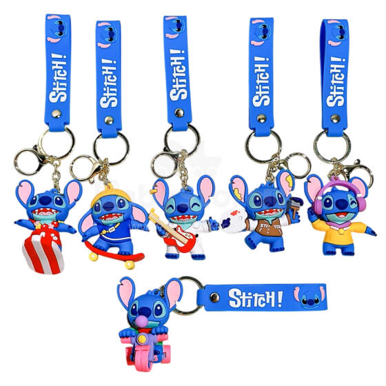 BRELOK GUMOWY STITCH MIX WZORÓW