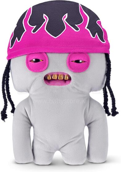 Fuggler Fugg Life 22 cm Plush Toy (Squidge) by ZURU - Funny Ugly Monster Cuddly Toy with Human-like Teeth, Crazy Collectible for Kids, Teens