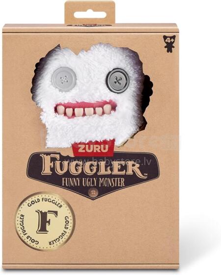 Fuggler Gold Fuggs 22 cm Plush Toy (Splodge - Tank top) by ZURU - Funny Ugly Monster Cuddly Toy with Human-like Teeth, Crazy Collectible for Kids, Teens