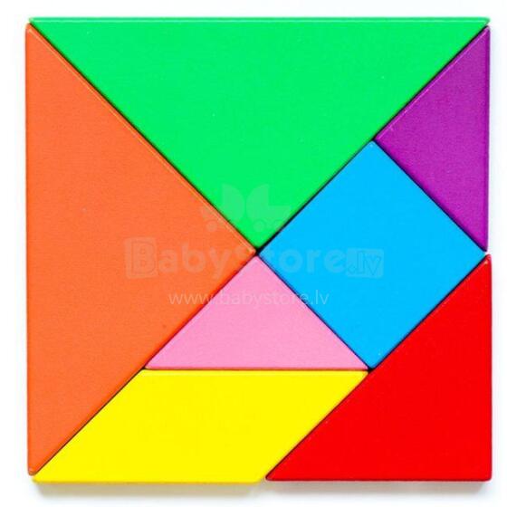 Wooden Toys Puzzle Art.277455 Tangram Jigsaw Деревянный пазл