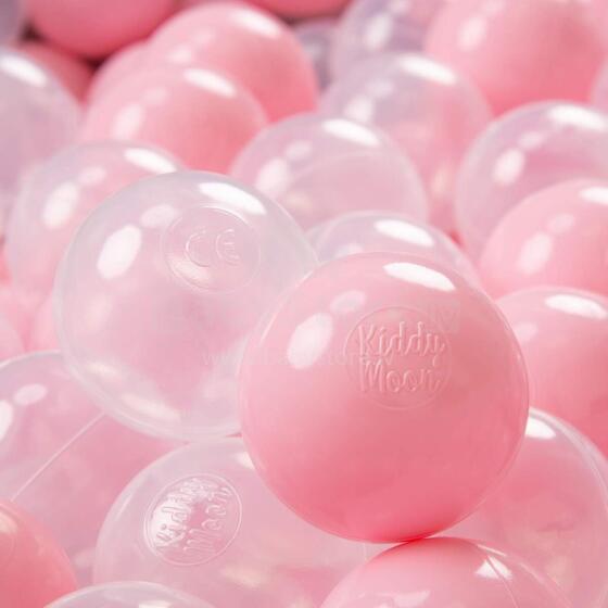 KiddyMoon Extra Balls Art.277488 Powder Pink  Мячики для сухого бассейна  Ø 7 cm, 10шт.