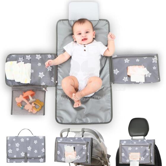 Changing Pad Mats Art.277491 Stars  Mīksts matracis autiņu mainīšanai