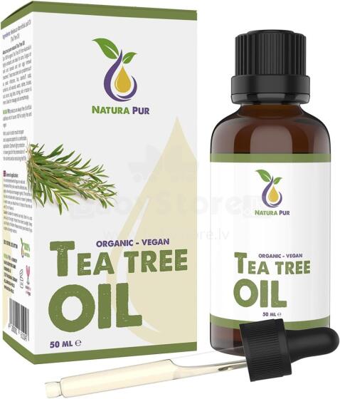 Organic Tea Tree Art.184260  100% dabīga ēteriskā eļļa, -organiskā tējas koka eļļa,50ml