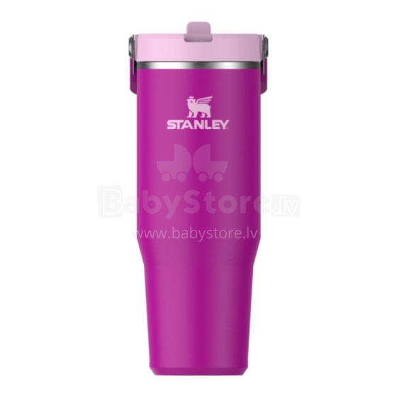 Thermo mug with straw The IceFlow Flip Straw 2.0 Tumbler 0.89L purple