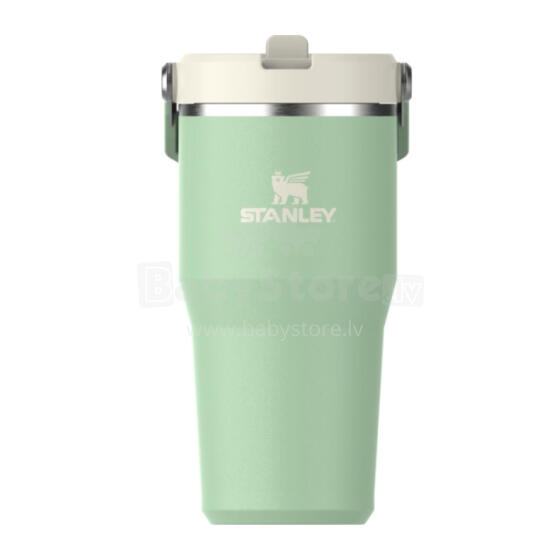 Thermo mug with straw The IceFlow Flip Straw 2.0 Tumbler 0.59L in pistachio color