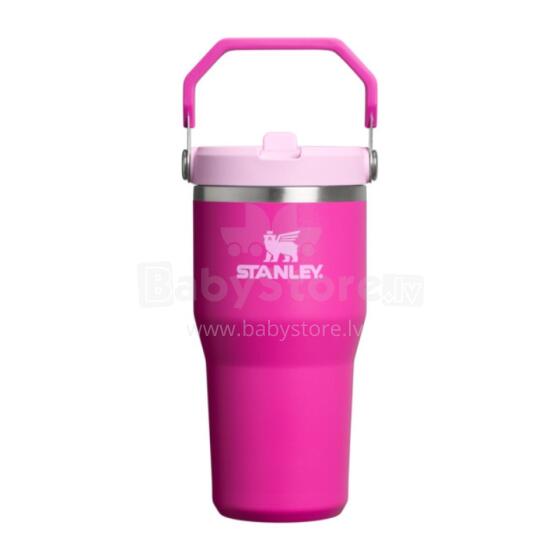 Термокружка с трубочкой IceFlow Flip Straw 2.0 Tumbler 0.59L фиолетового цвета