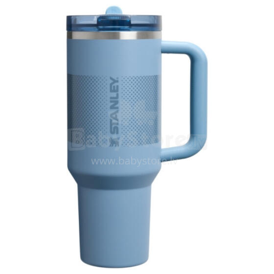 Thermo mug with straw The Quencher ProTour Flip Straw Tumbler 1.18L blue-violet