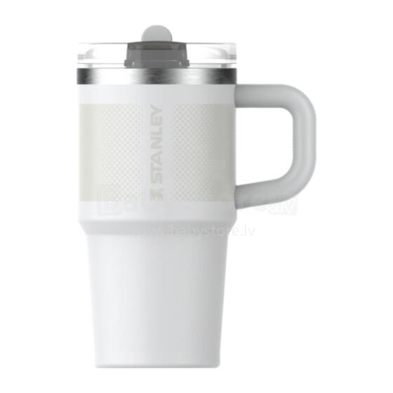 Thermo mug with straw The Quencher ProTour Flip Straw Tumbler 0.59L white