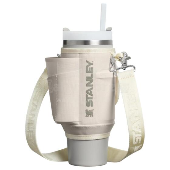 Carrying case for The All-Day Quencher Carry-All 0.89L thermos mug with straw in cream color